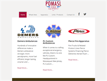 Tablet Screenshot of pomasl.com